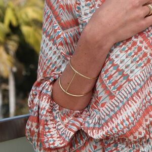 Emerald + Duv Joshua Tree Cage Bracelet Gold